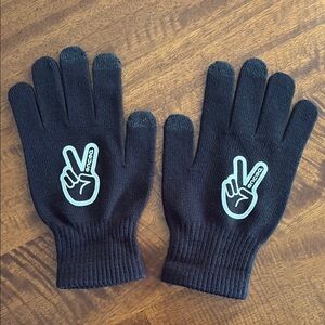 NEW Deuce Black Knit Gloves